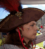 Delia Webb as Cornish Pirate Flos
